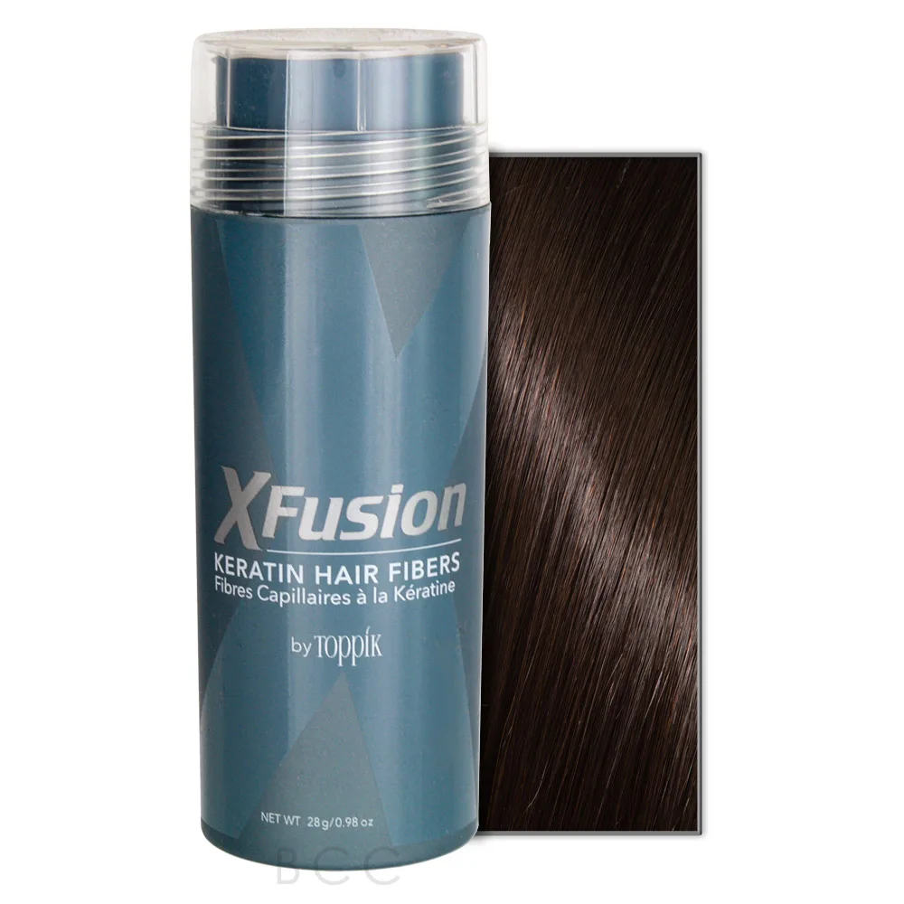 XFusion Keratin Hair Fibers - Dark Brown 4 XFusion Keratin Hair Fibers - Dark Brown - Image 4