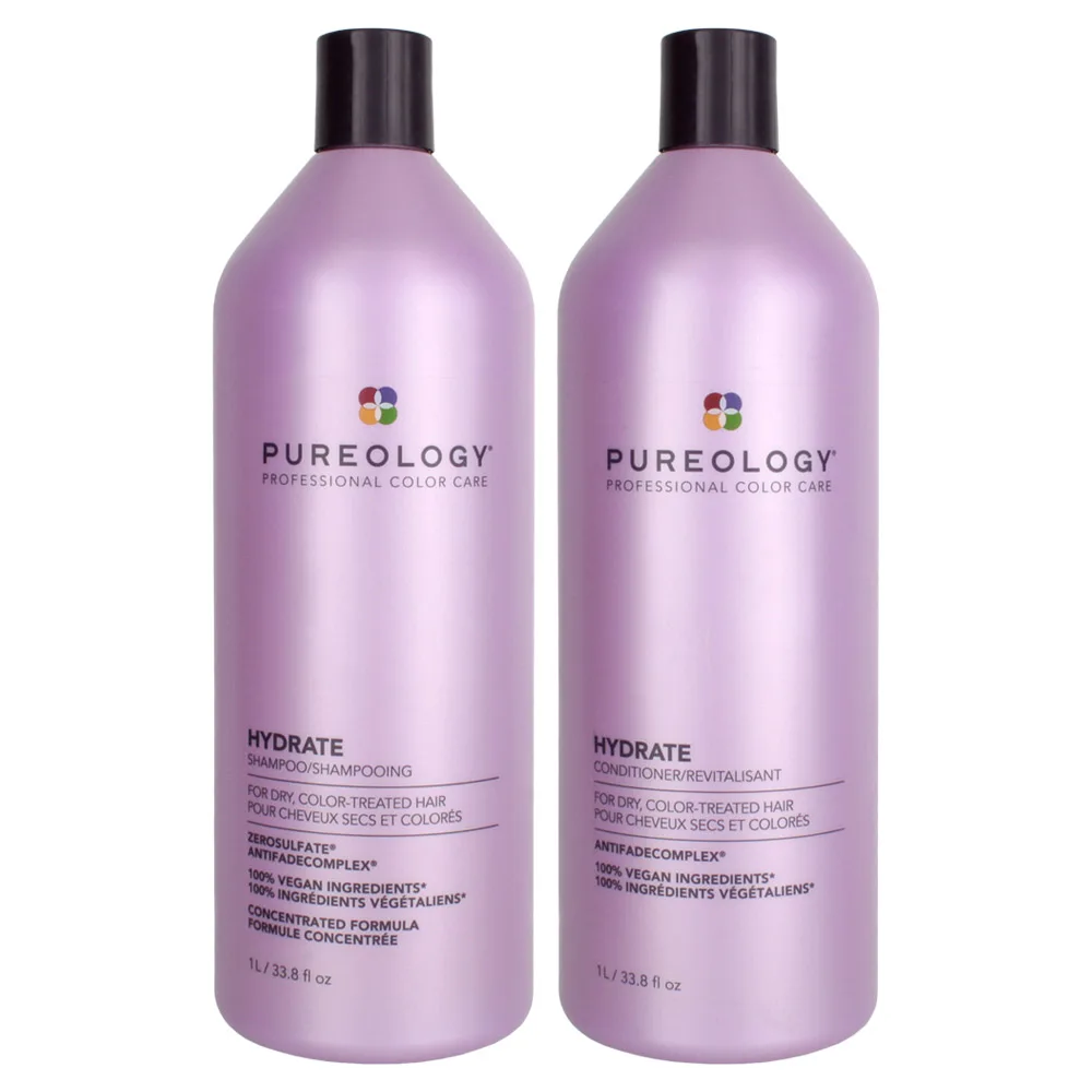 Pureology Hydrate Shampoo/Conditioner Set *Limited Edition Set* 33.8 Oz 2piece 1 Pureology Hydrate Shampoo/Conditioner Set *Limited Edition Set* 33.8 Oz 2piece