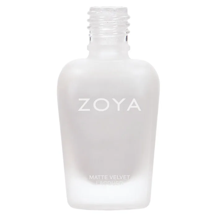 Zoya Matte Velvet - Aspen Sparkling Arctic 0.5oz 1 Zoya Matte Velvet - Aspen Sparkling Arctic 0.5oz