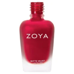Zoya Matte Velvet - Amal Classic Crimson Red 0.5oz