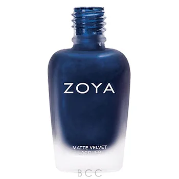 Zoya Matte Velvet - Yves Deep Sapphire 0.5oz 1 Zoya Matte Velvet - Yves Deep Sapphire 0.5oz