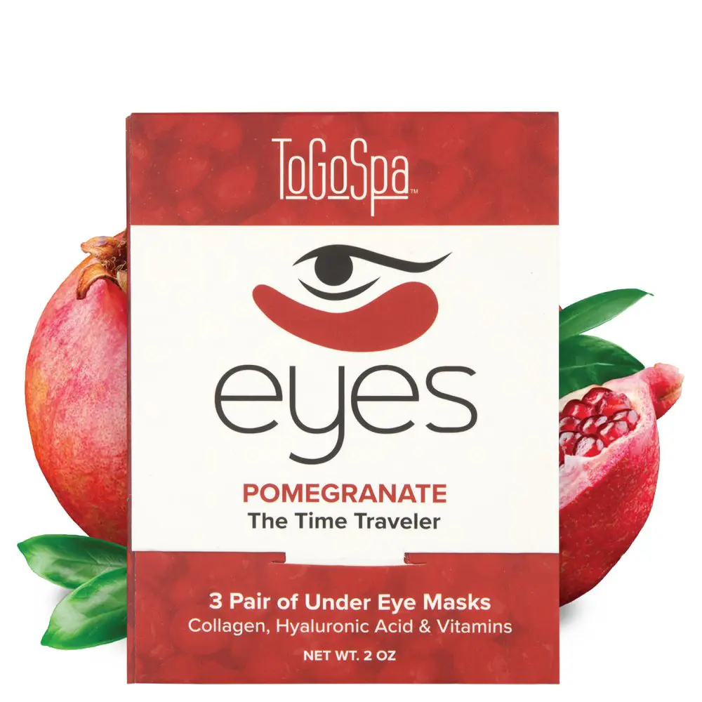 ToGoSpa Pomegranate EYES Mask 1 ToGoSpa Pomegranate EYES Mask