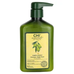 CHI Naturals With Olive Oil Hair And Body Shampoo Body Wash 11.5oz