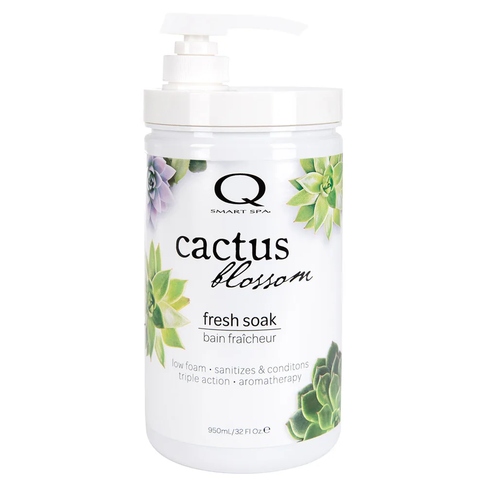 Qtica Smart Spa Cactus Blossom Triple Action Fresh Soak 32oz 1 Qtica Smart Spa Cactus Blossom Triple Action Fresh Soak 32oz