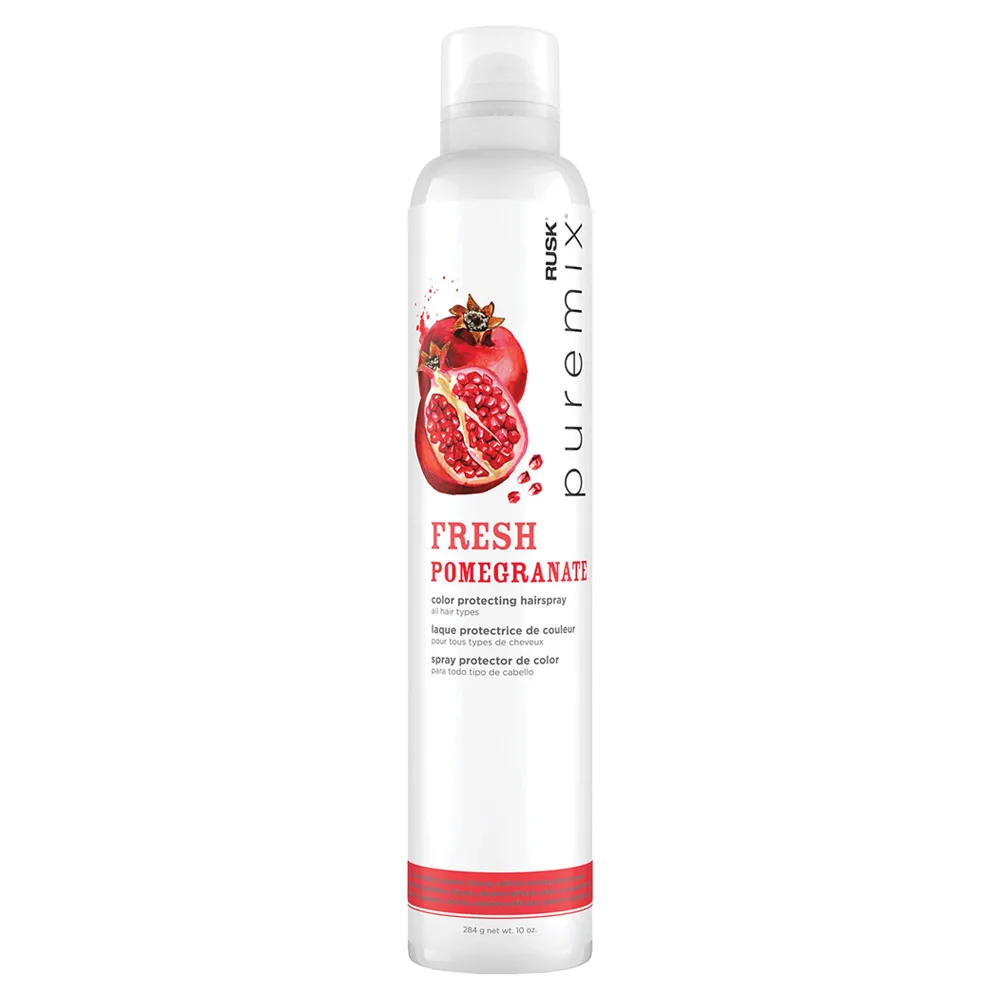 Rusk PureMix Fresh Pomegranate Color Protecting Hairspray 10oz 1 Rusk PureMix Fresh Pomegranate Color Protecting Hairspray 10oz