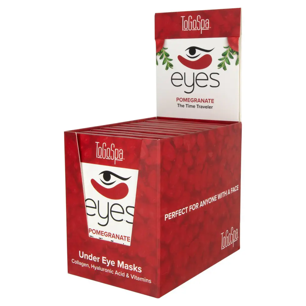 ToGoSpa Pomegranate EYES Mask 3 ToGoSpa Pomegranate EYES Mask - Image 3