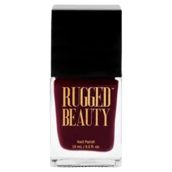 Rugged Beauty Nail Polish - Flexibility Deep Wine 0.5oz