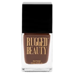 Rugged Beauty Nail Polish - Comfy Flannel Warm Brown 0.5oz