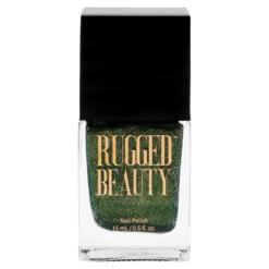 Rugged Beauty Nail Polish - Evergreen Shimmery Green 0.5oz