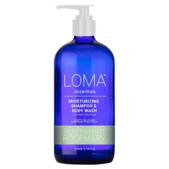 Loma Essentials Moisturizing Shampoo & Body Wash - - Peppermint Rosemary