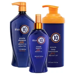 It's A 10 Miracle Shampoo, Deep Conditioner & Leave-In Plus Keratin Trio -Cosmetics Sale Store 74409