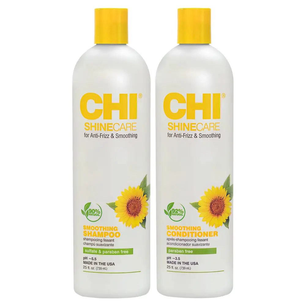CHI ShineCare Smoothing Shampoo & Conditioner Duo 25 Oz 2piece 1 CHI ShineCare Smoothing Shampoo & Conditioner Duo 25 Oz 2piece
